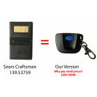 Sears Craftsman 139.53758 Compatible 390 MHz Mini Key Chain Remote Control 
